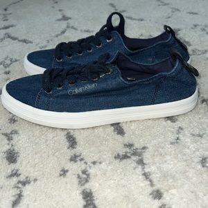 Size 7 Calvin Klein Michaela 2 Sneakers in Denim